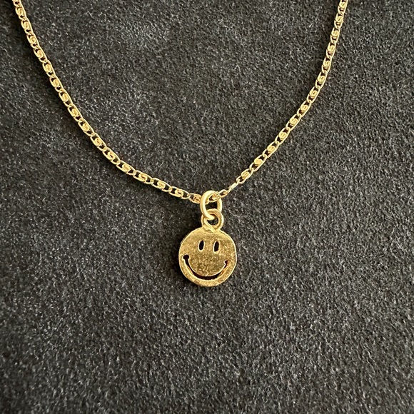 Electrical Picks “Happy” Necklace 14K Gold Filled Chain - Picture 4 of 4